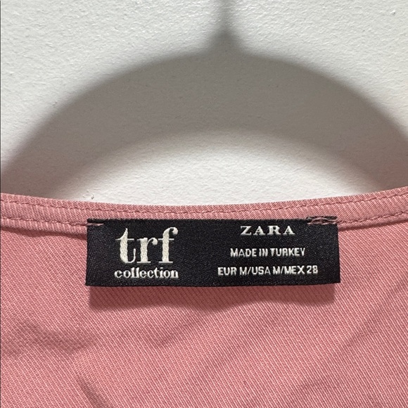 Pink Ruffled Button-Up Blouse - Picture 2 of 3